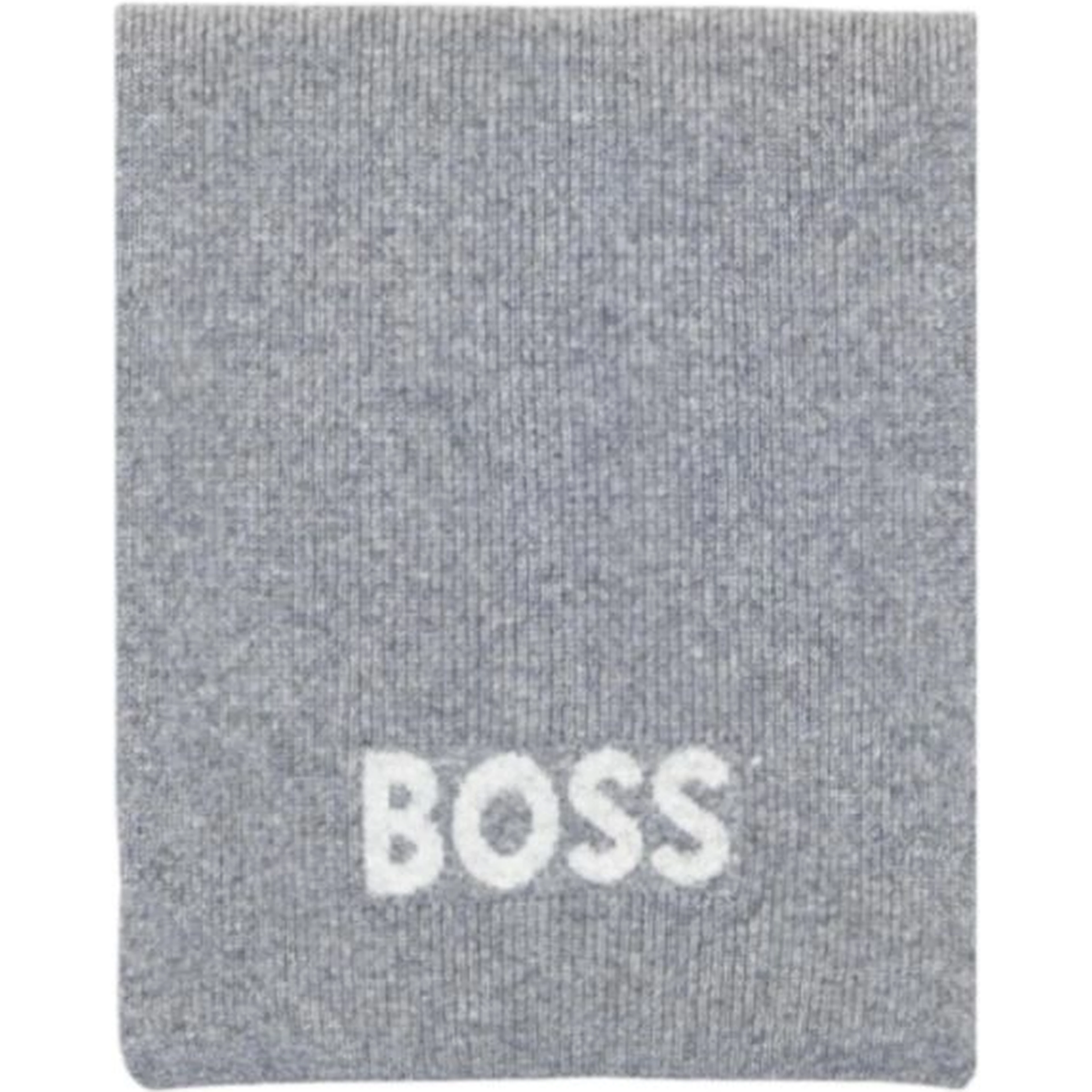 Gray Polyacrylic Scarf