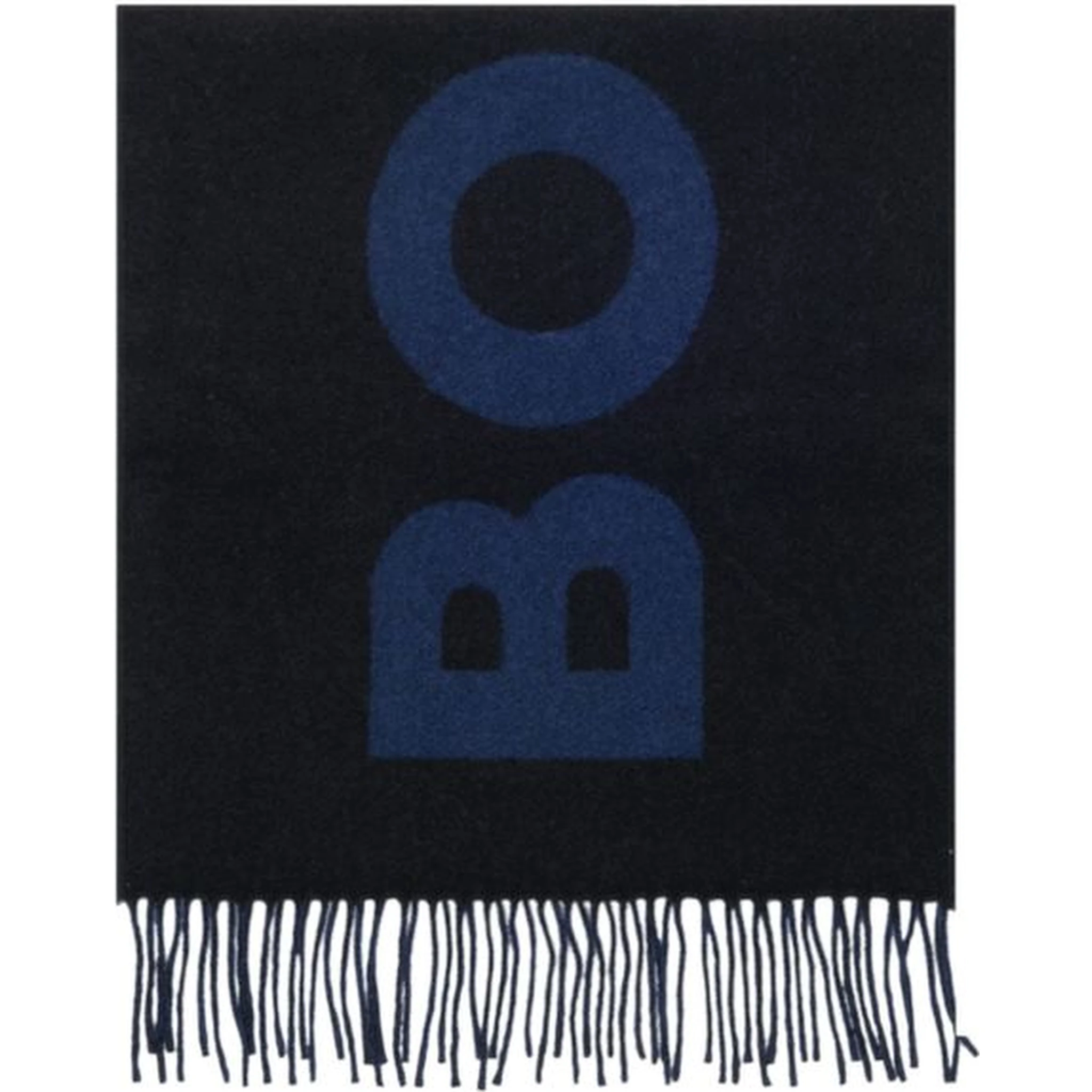 Black Wool Scarf
