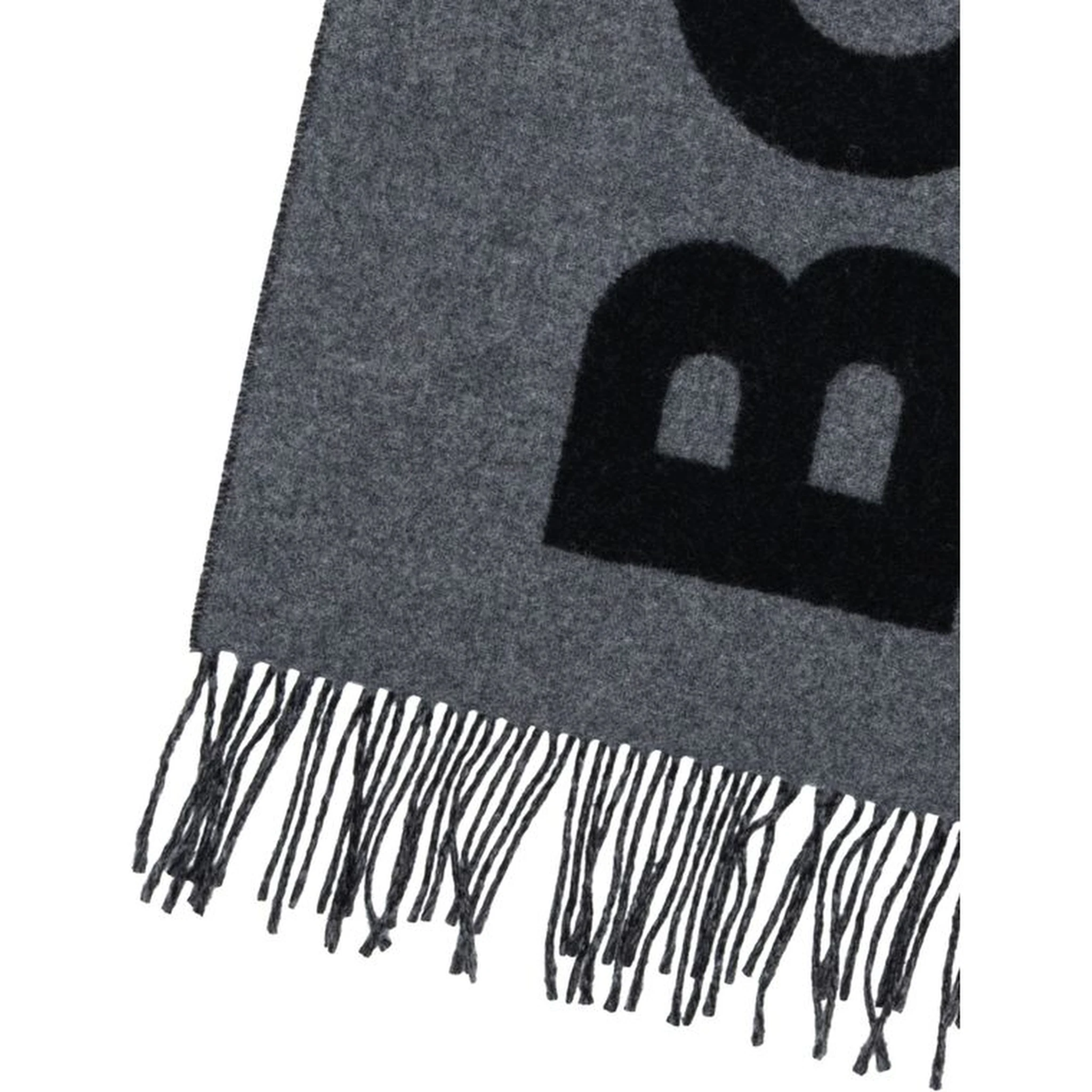 Gray Wool Scarf