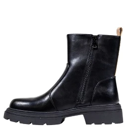 Black Polyethylene Ankle Boots