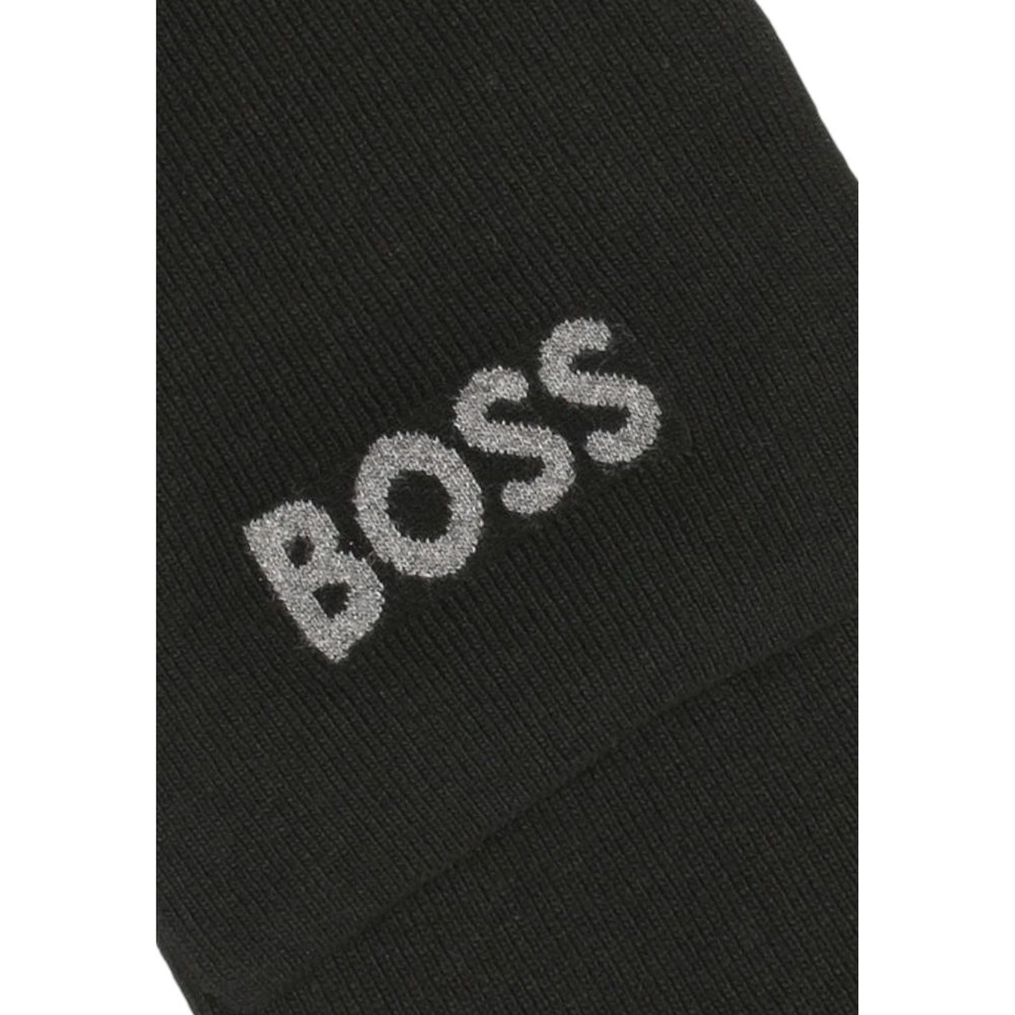 Black Polyacrylic Scarf
