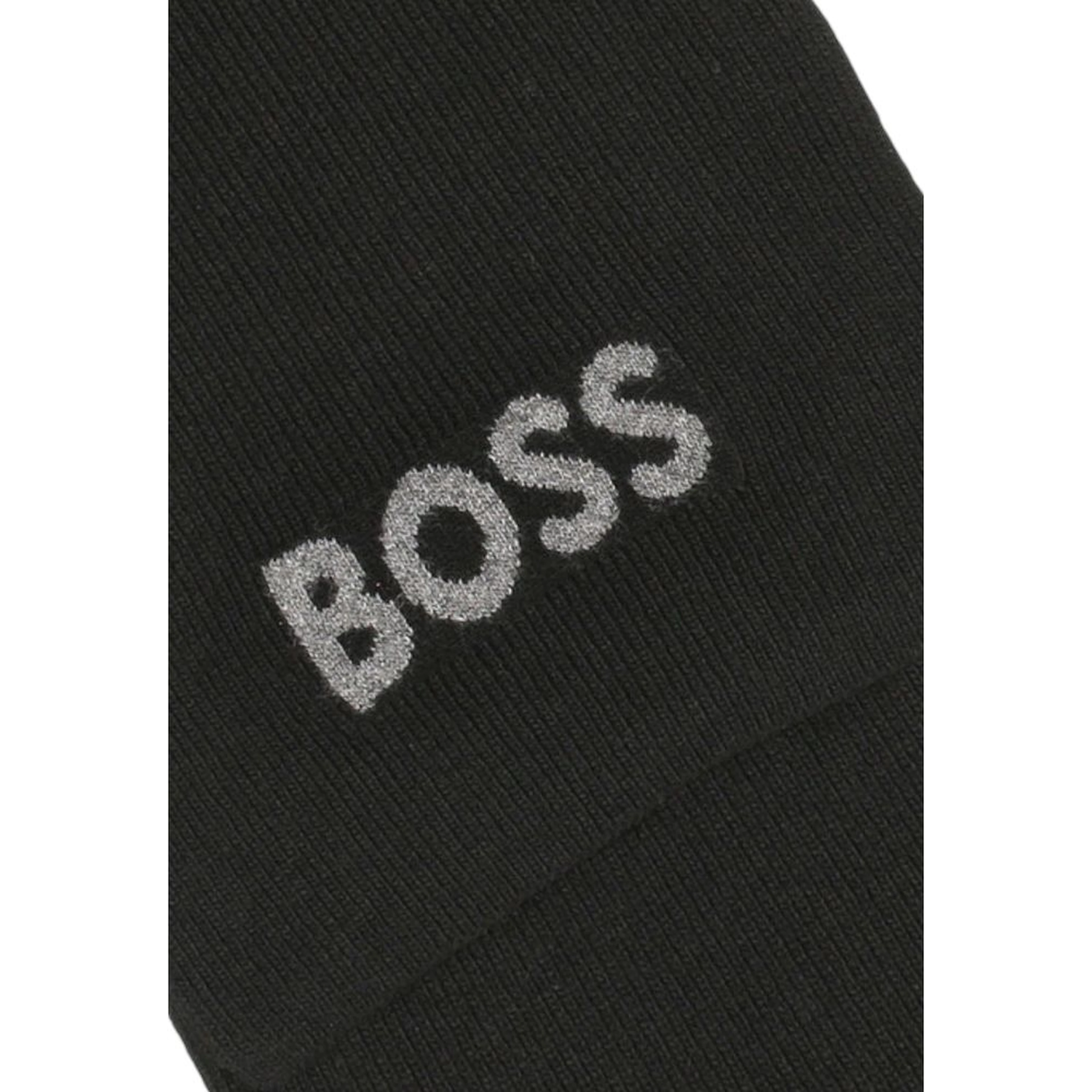 Black Polyacrylic Scarf