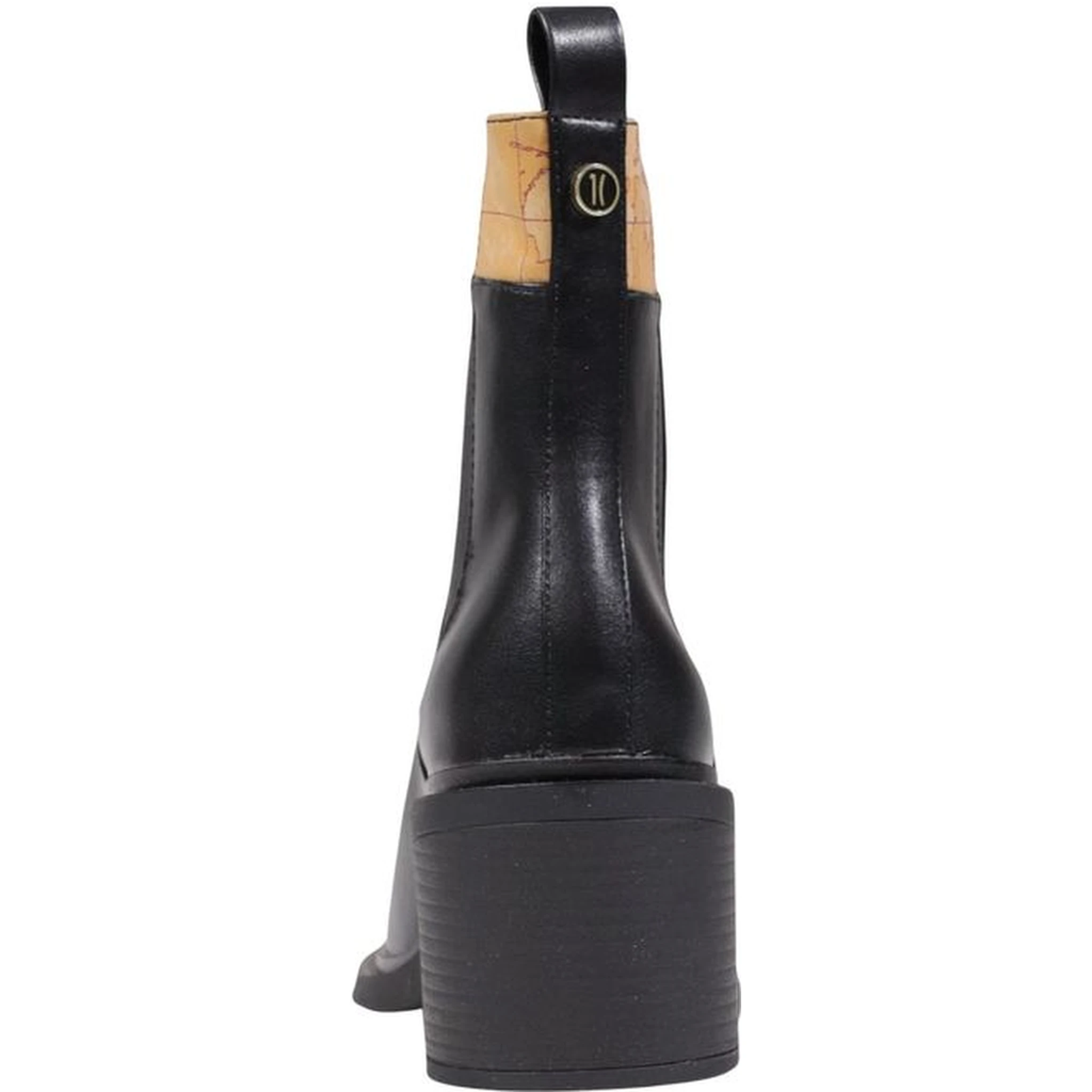 Black Polyethylene Ankle Boots