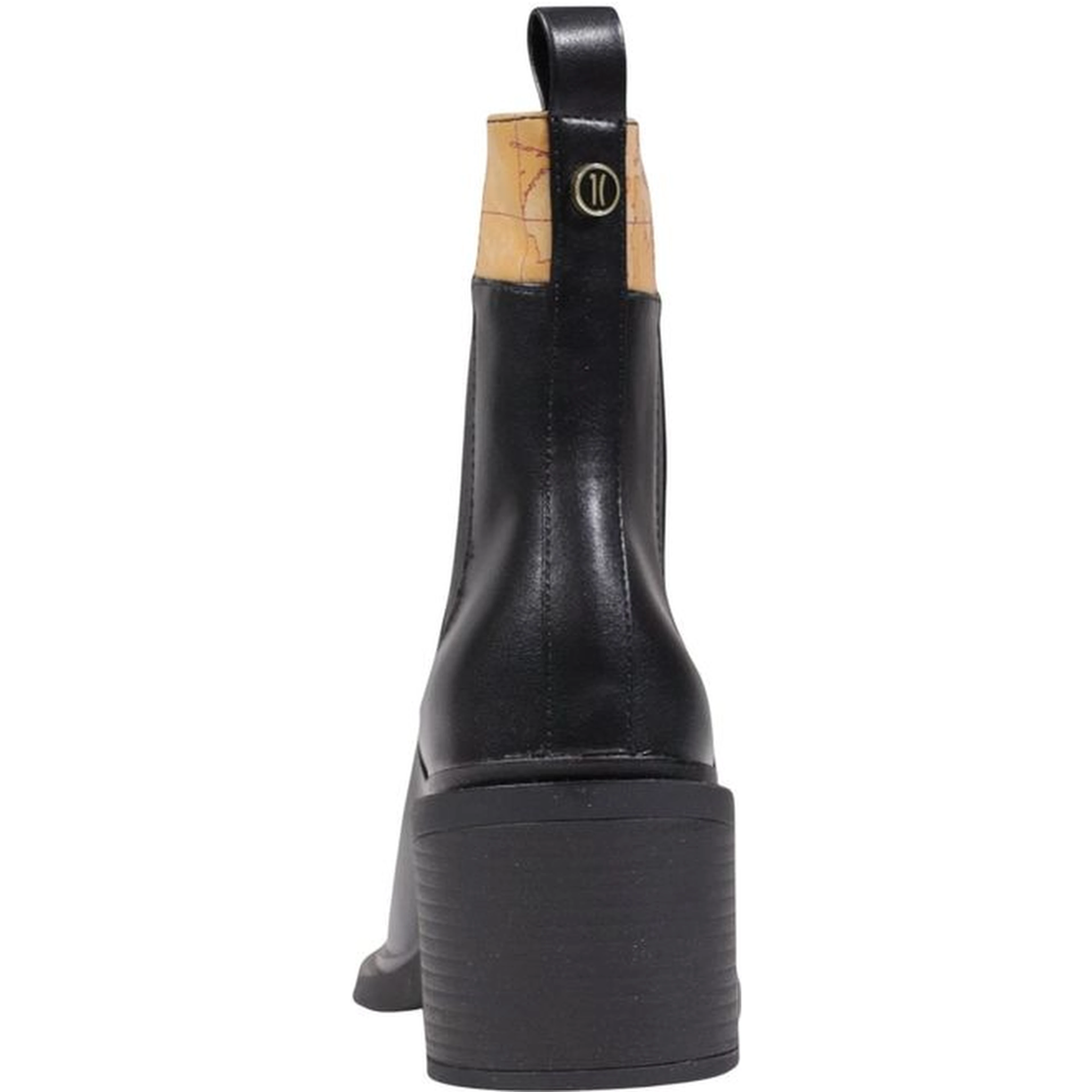 Black Polyethylene Ankle Boots