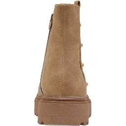 Beige Polyethylene Ankle Boots
