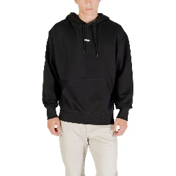 Black Cotton Hoodie