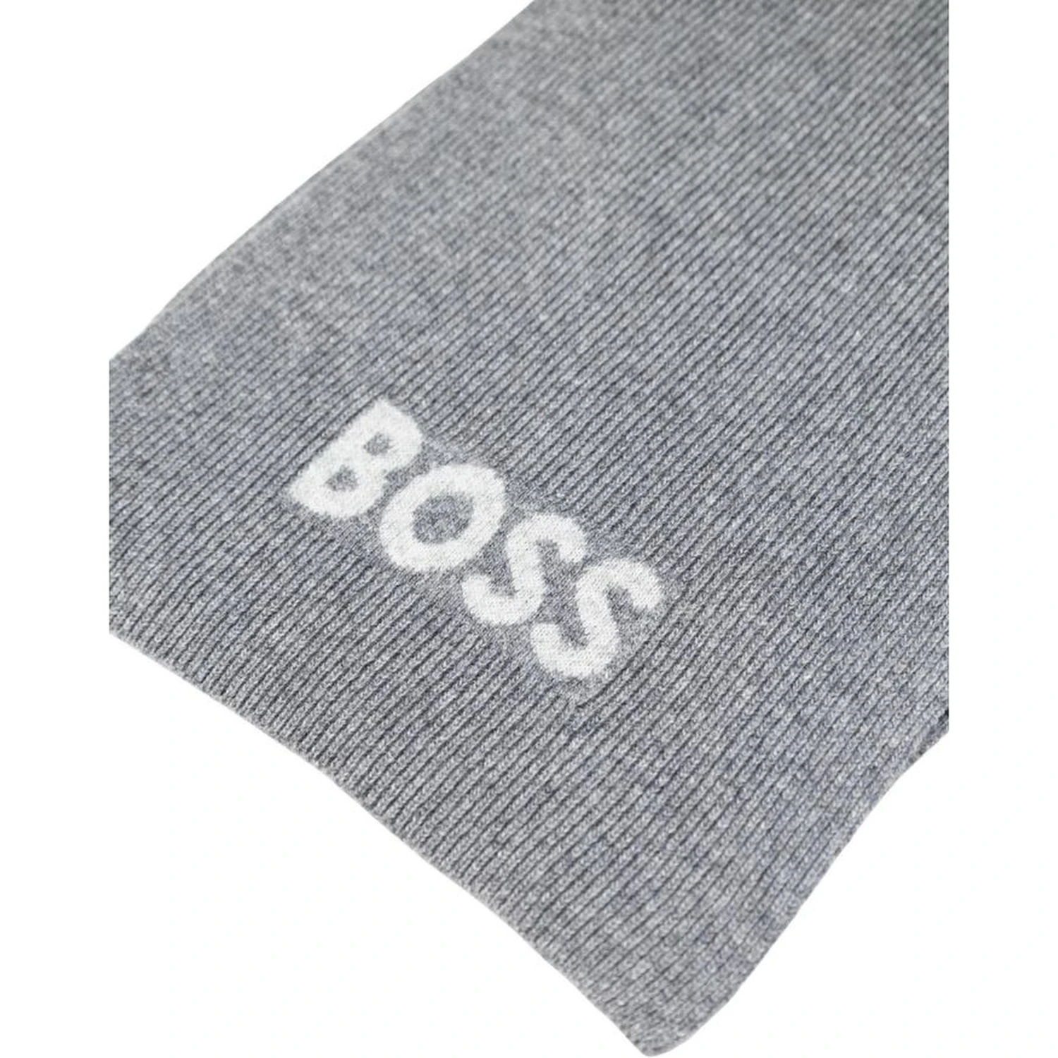 Gray Polyacrylic Scarf