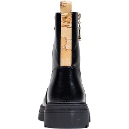 Black Polyethylene Ankle Boots