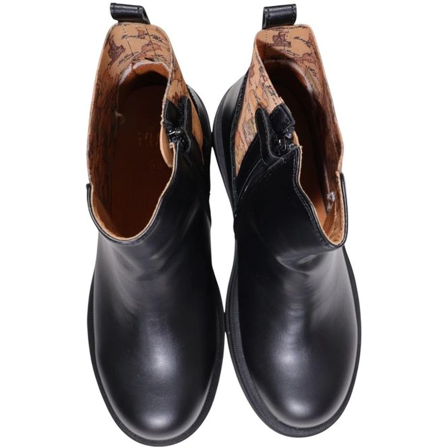 Black Polyethylene Ankle Boots