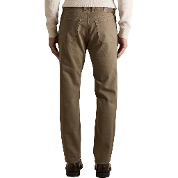 Green Cotton Skinny Jeans