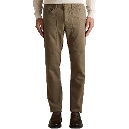 Green Cotton Skinny Jeans