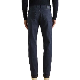 Blue Cotton Skinny Jeans