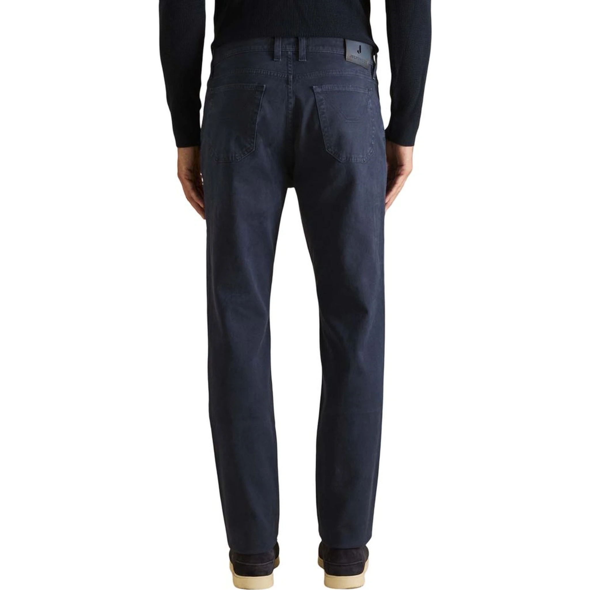 Blue Cotton Skinny Jeans