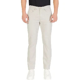 Gray Cotton Skinny Jeans