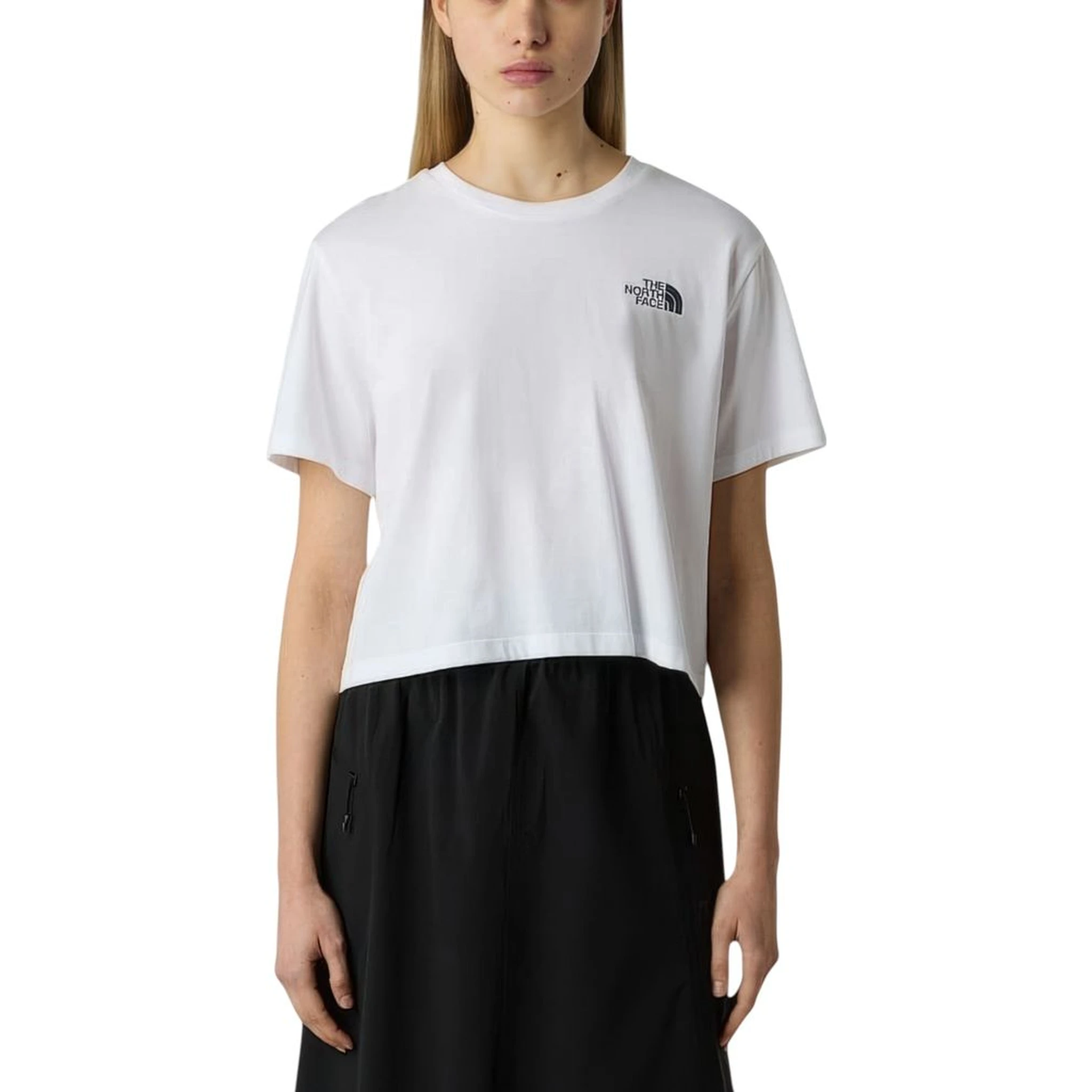 تي شيرت قطني أبيض