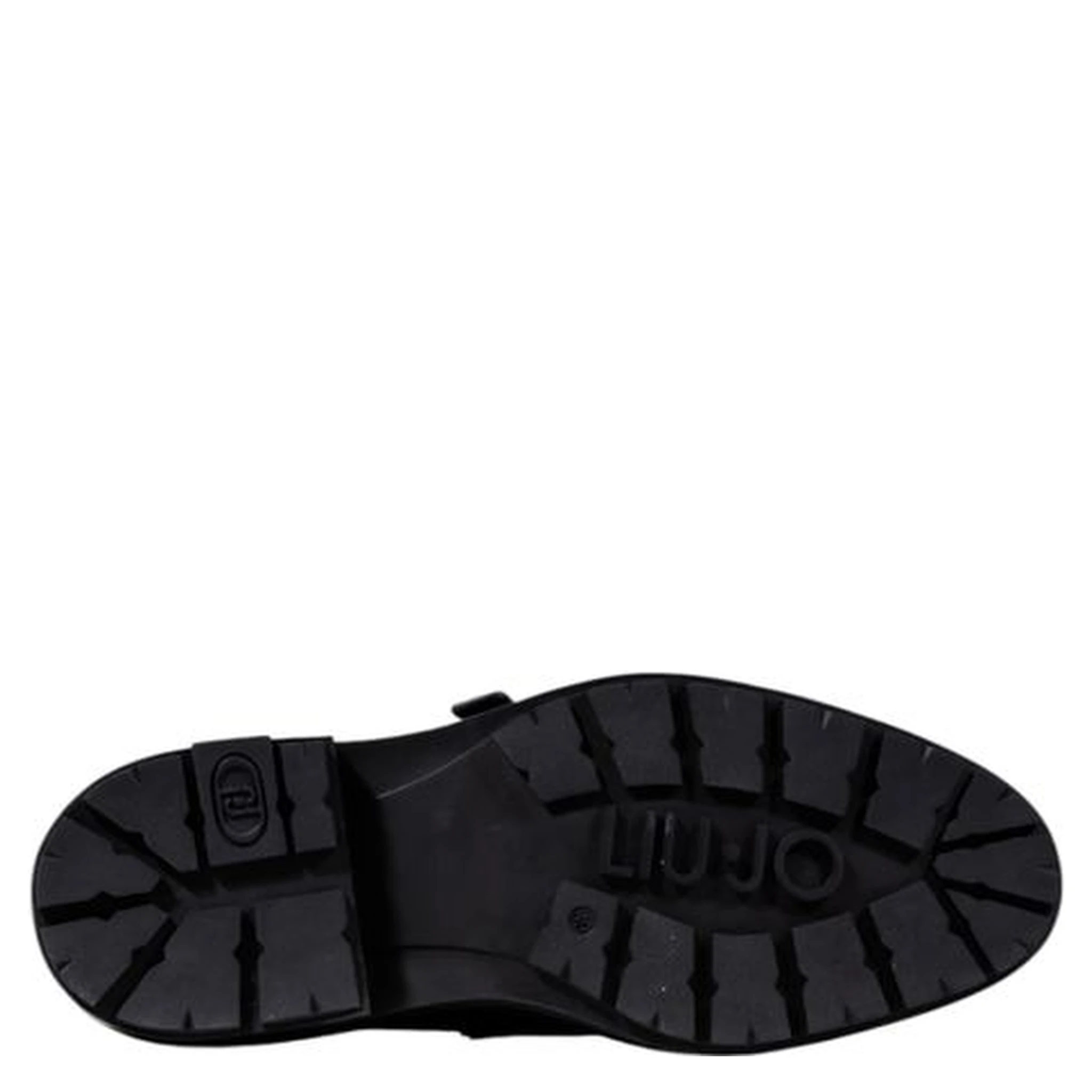 Black Artificial Leather Platform Pumps