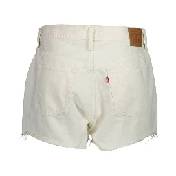 White Cotton Women's Shorts