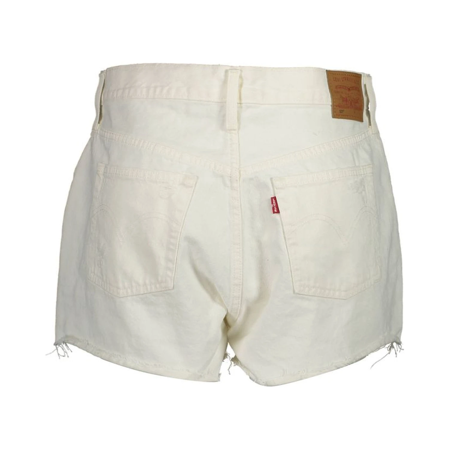 White Cotton Women's Shorts