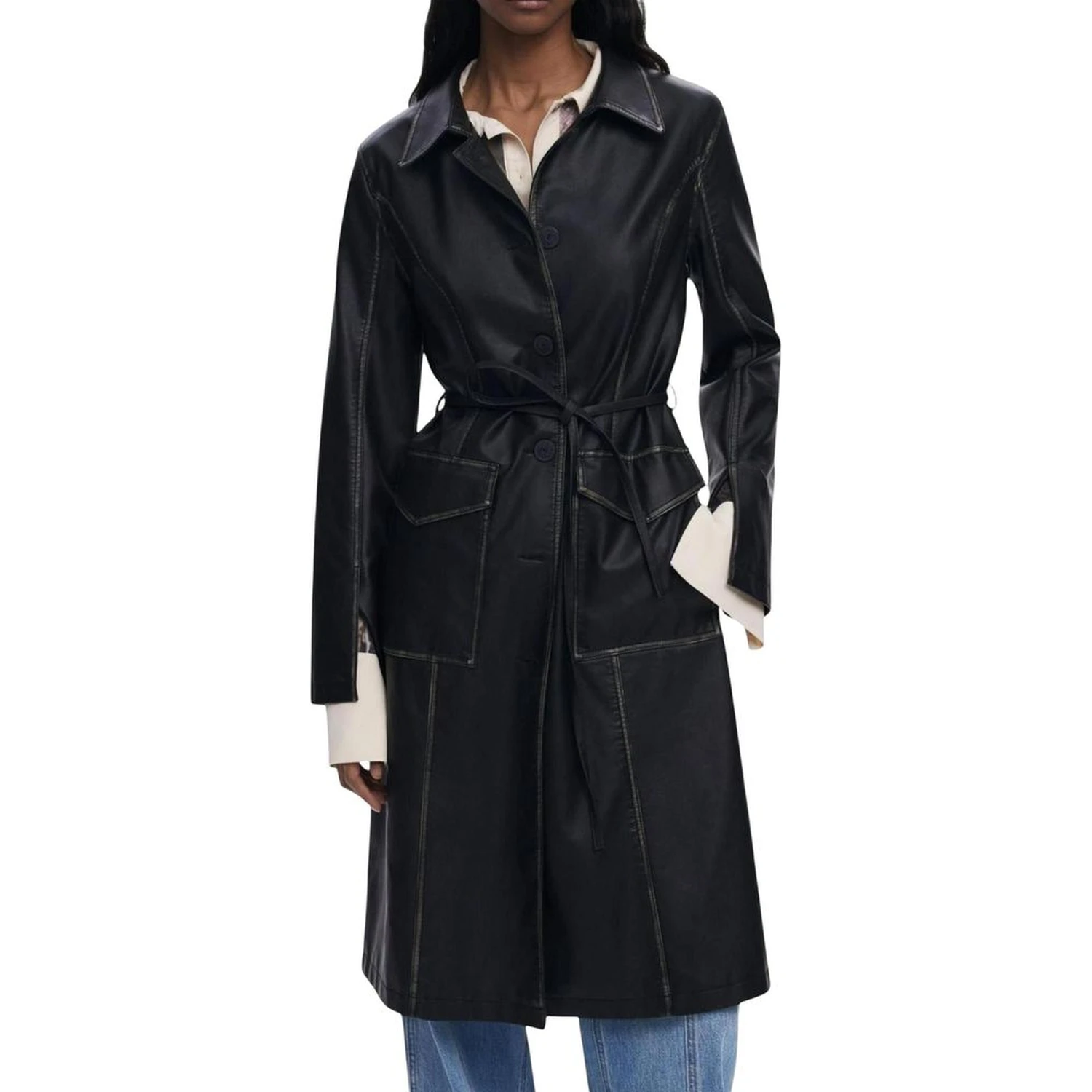 Black Polyethylene Coat