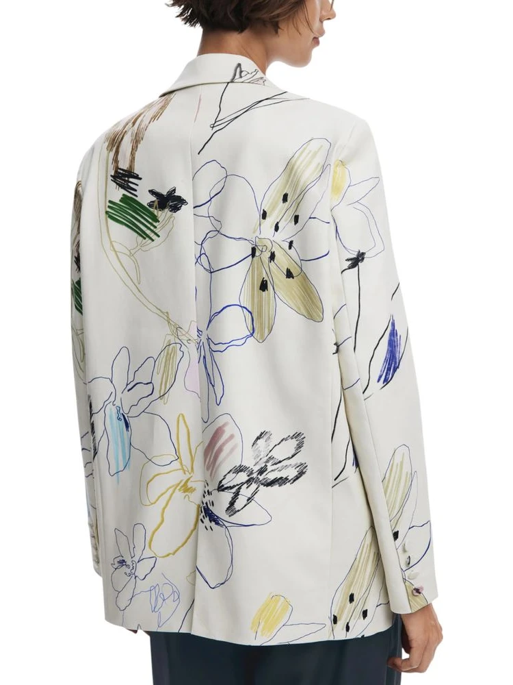 Cream Cotton Blazer alternative