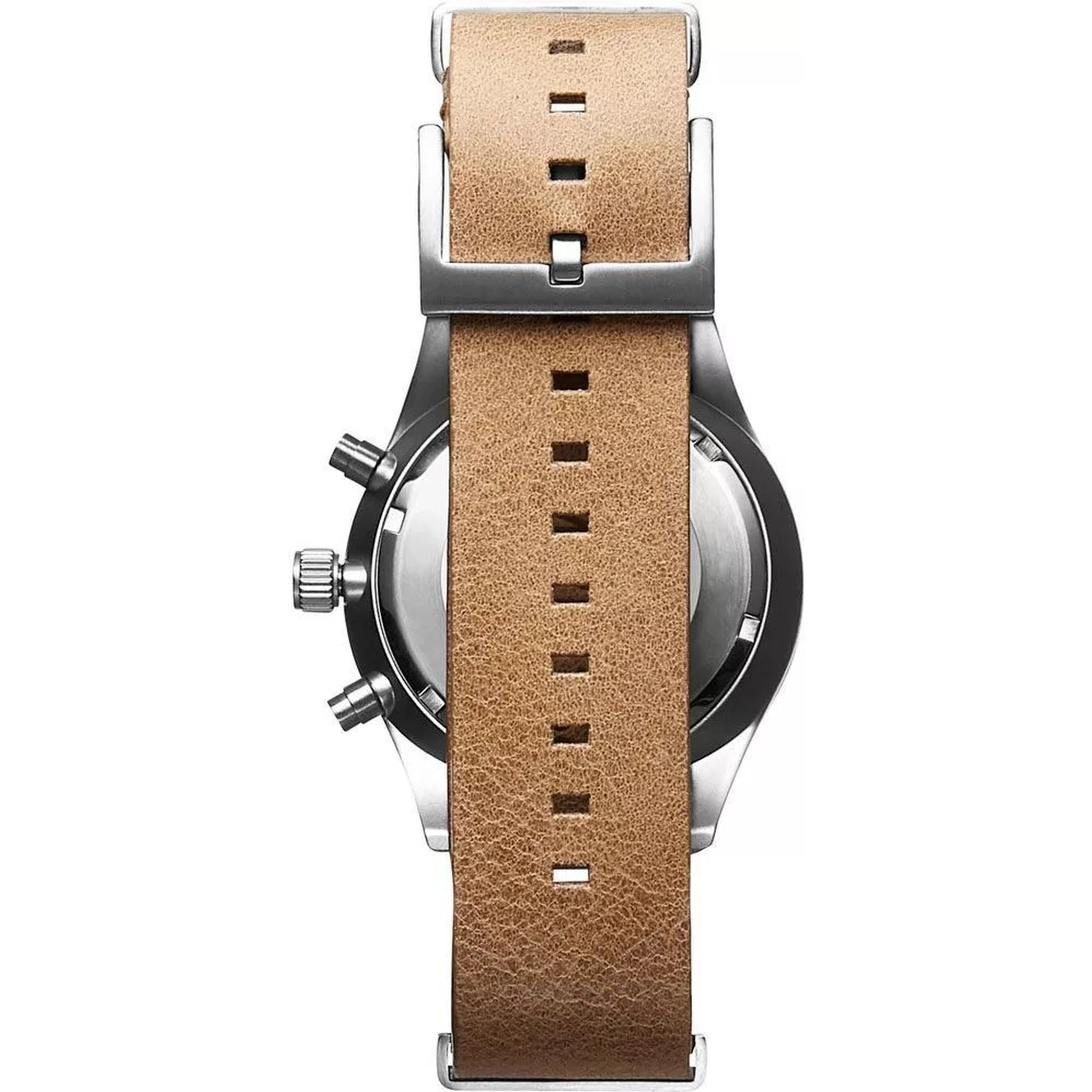 Brown Leather Dress Watch