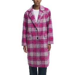 Multicolor Polyester Coat