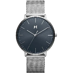 Gray Stainless Steel Dress Watch