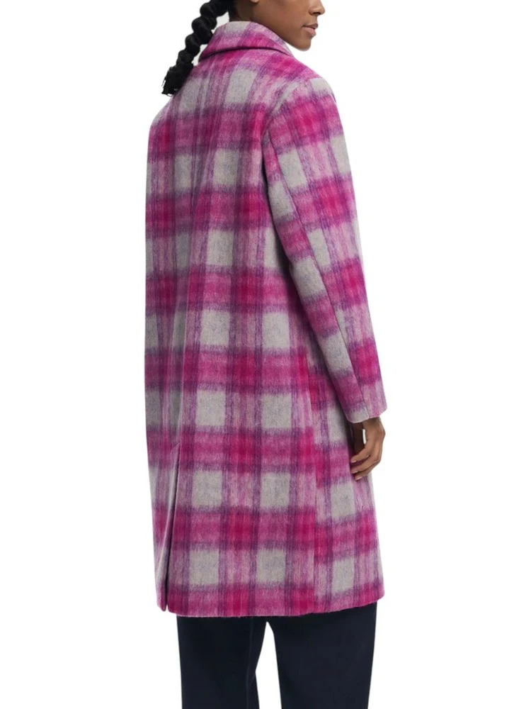 Multicolor Polyester Coat alternative