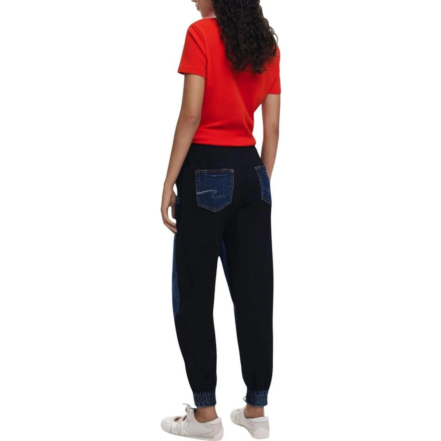 Blue Cotton Joggers (Workout Pants)