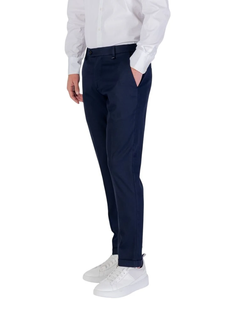 Blue Polyester Skinny Pants alternative