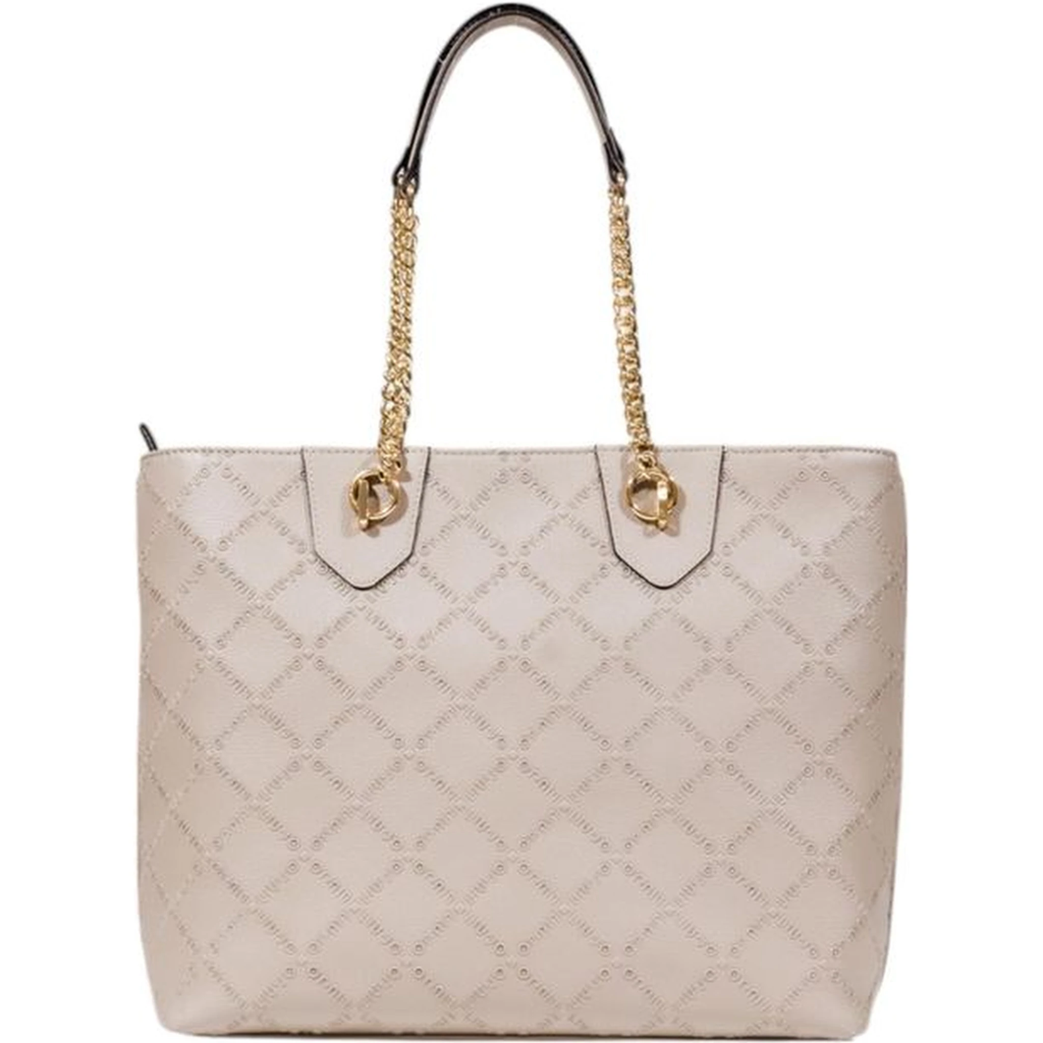 Beige Polyethylene Handbag
