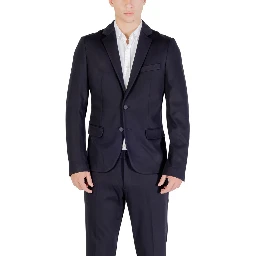 Blue Viscose Blazer
