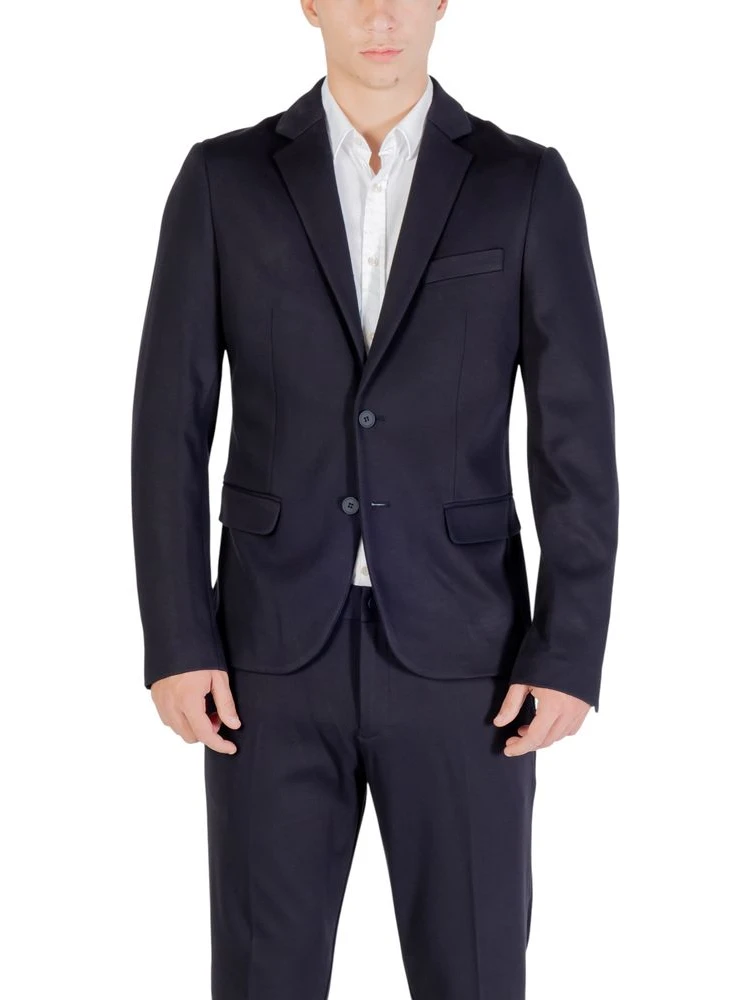 Blue Viscose Blazer