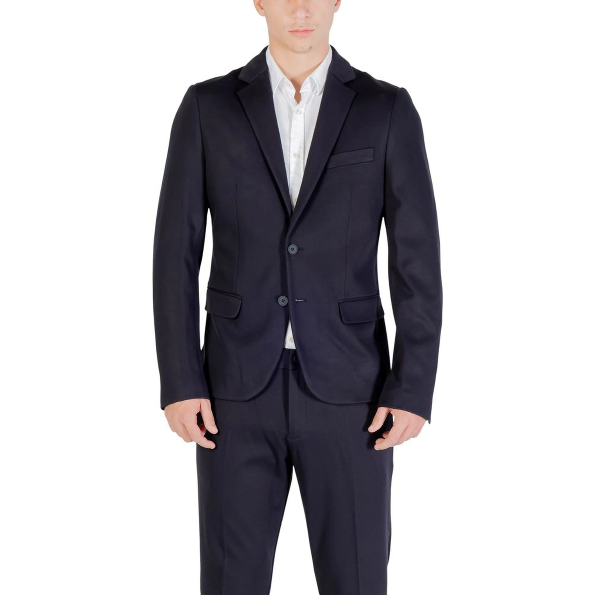 Blue Viscose Blazer