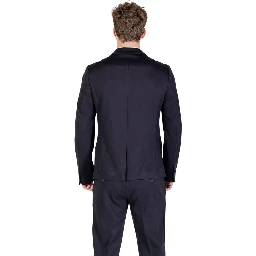 Blue Viscose Blazer