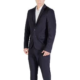 Blue Viscose Blazer