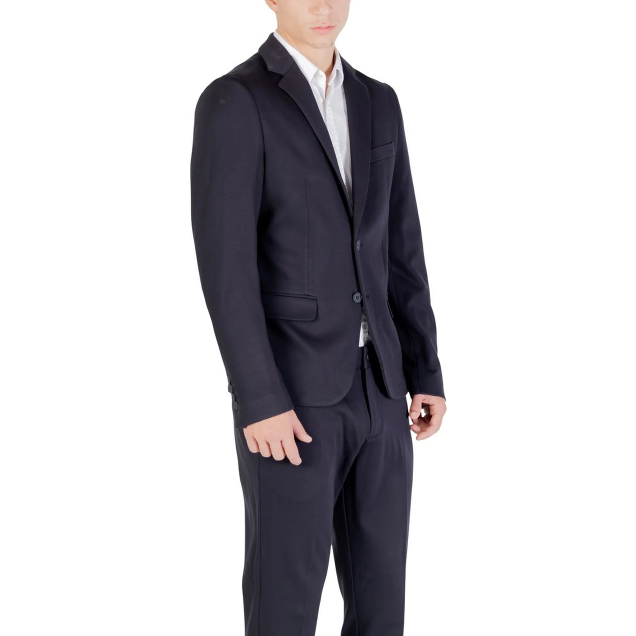 Blue Viscose Blazer