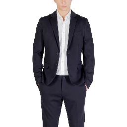 Blue Viscose Blazer