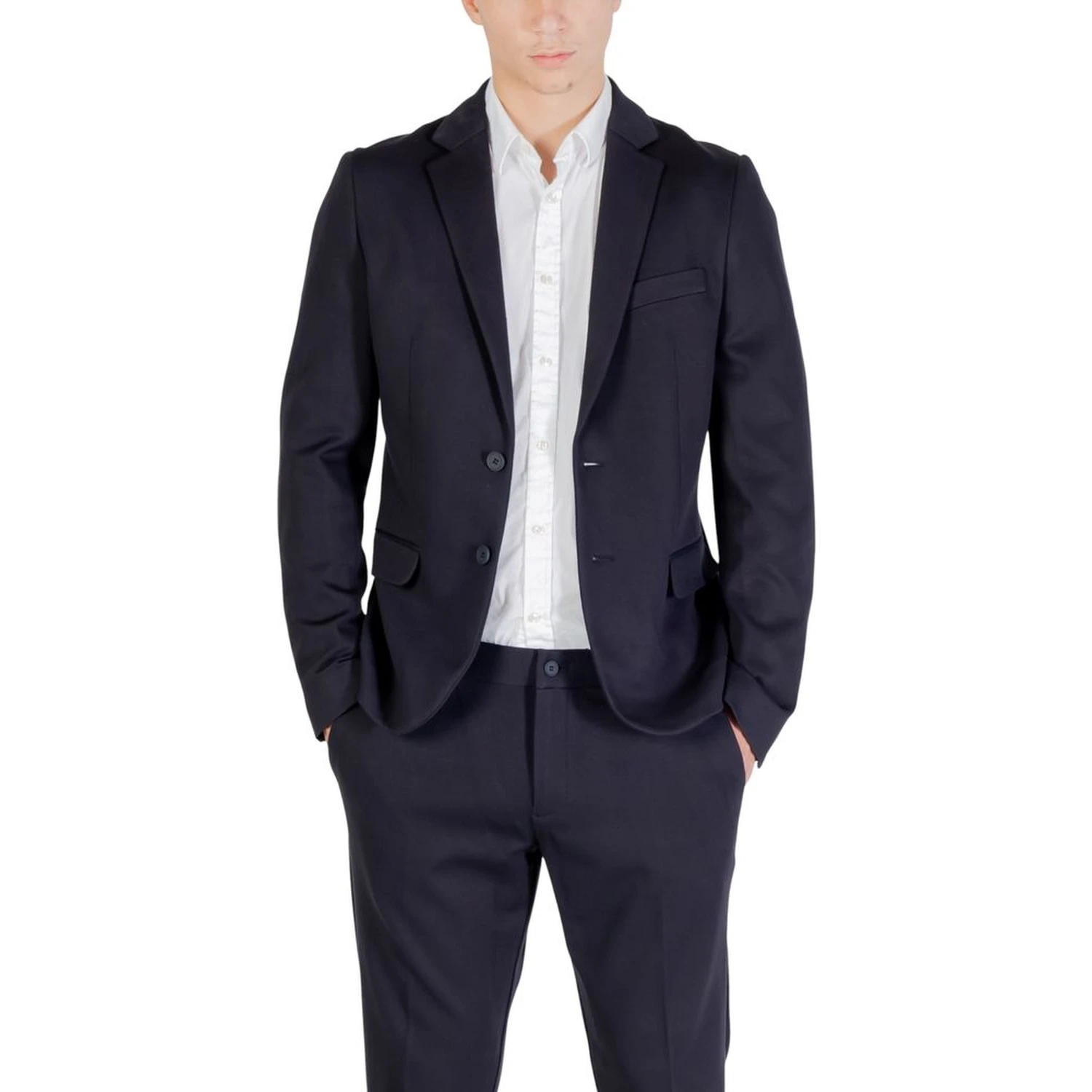 Blue Viscose Blazer