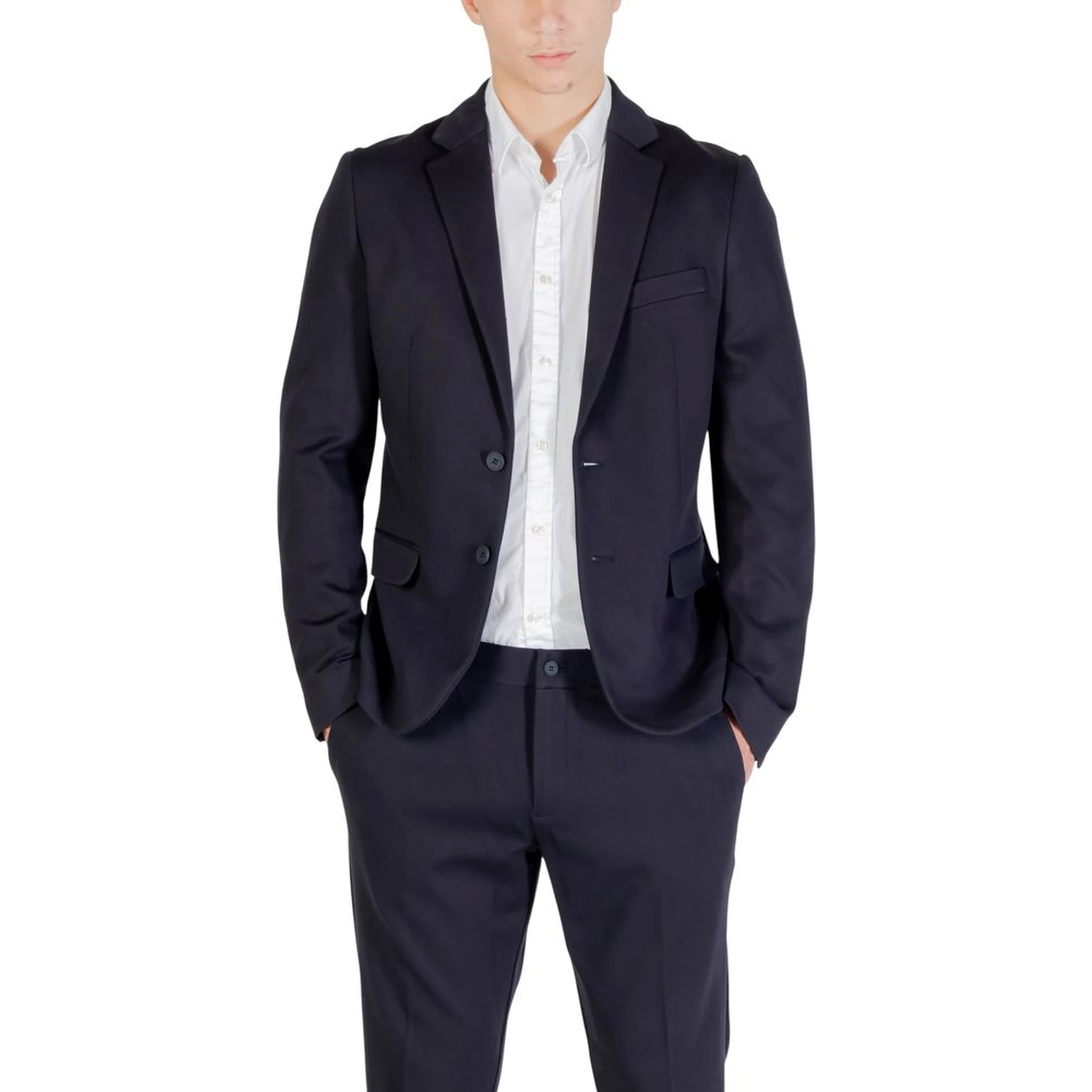 Blue Viscose Blazer