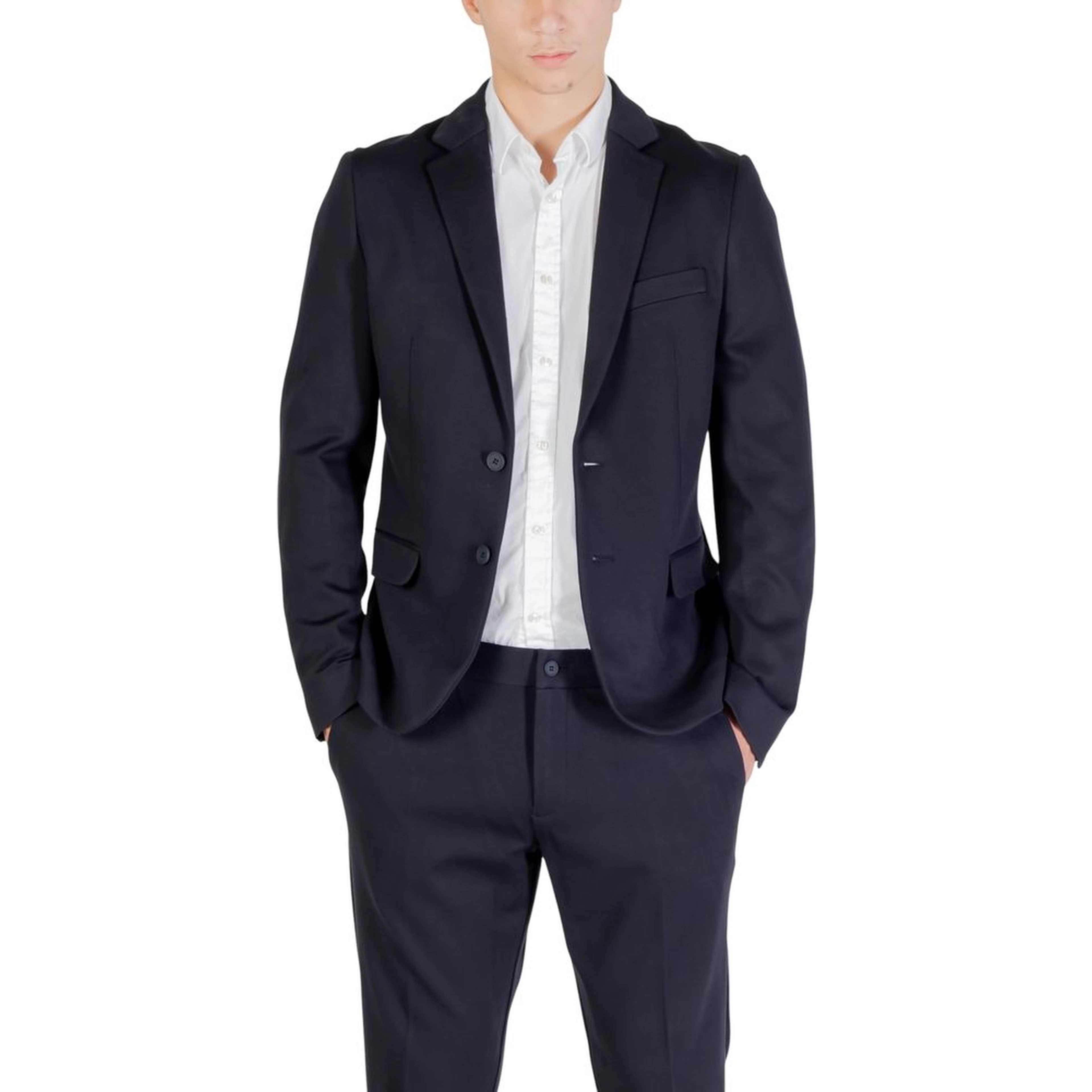 Blue Viscose Blazer
