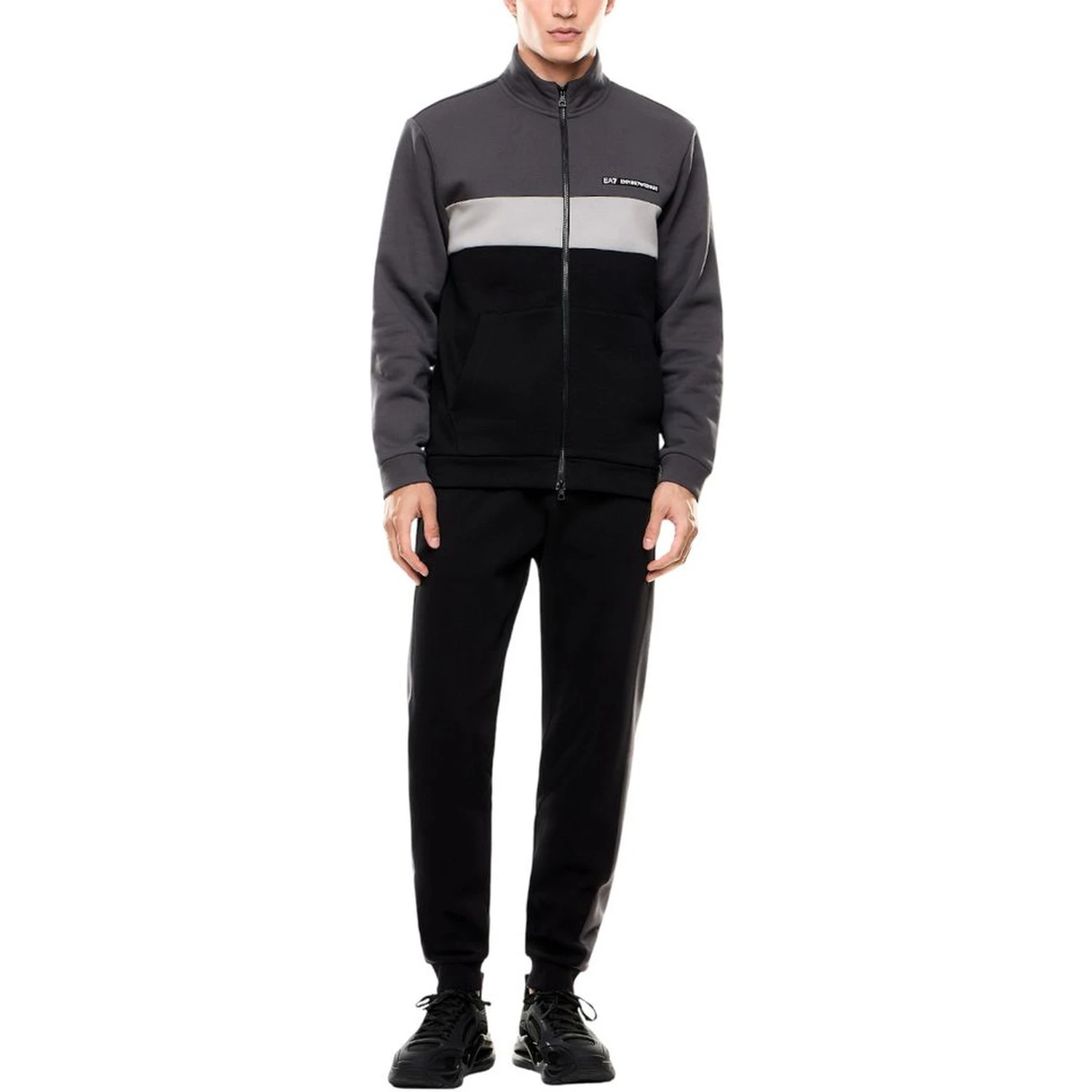 Black Cotton Sweatsuit