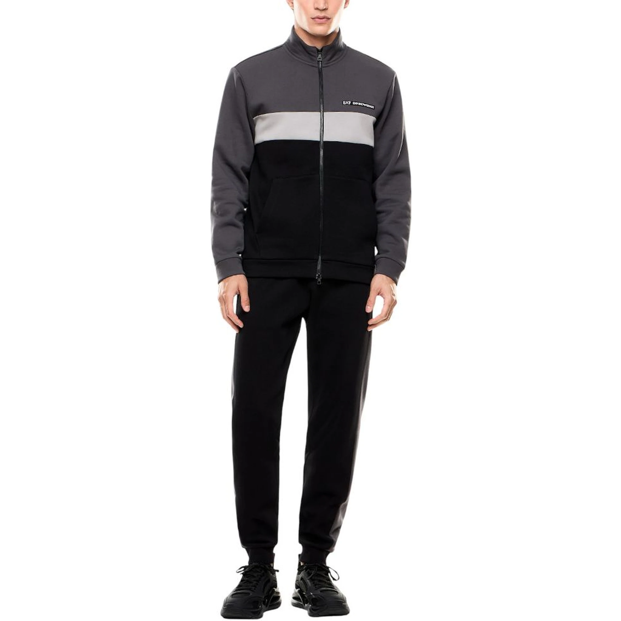 Black Cotton Sweatsuit