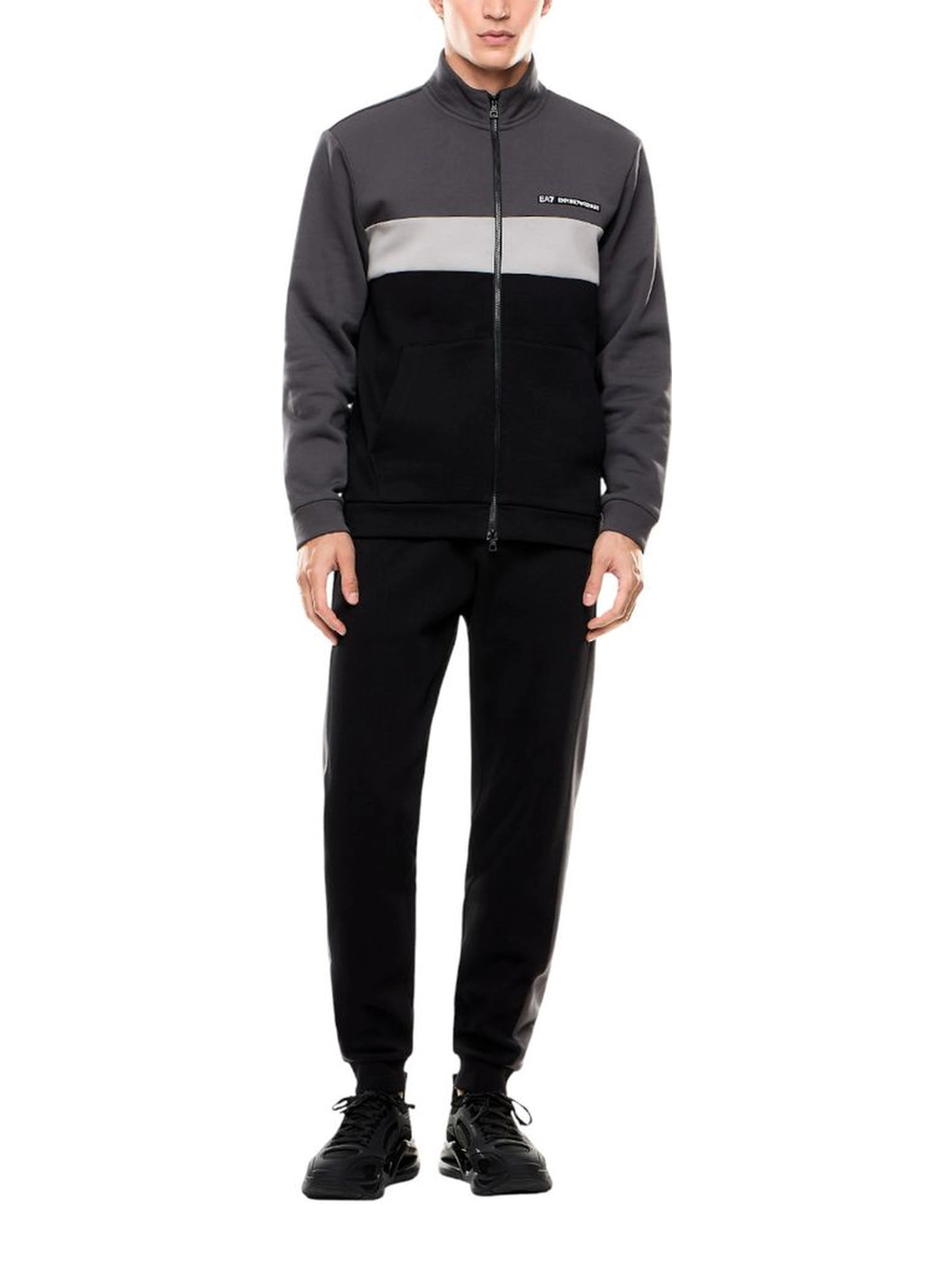 Black Cotton Sweatsuit