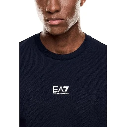 Blue Cotton Sweatshirt