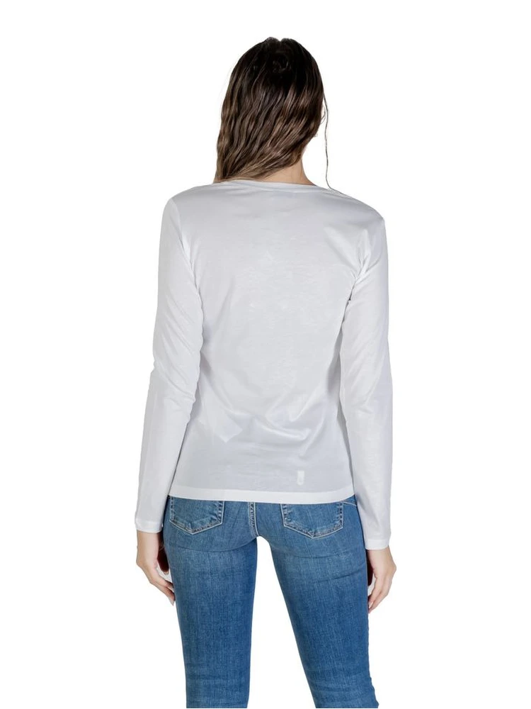 Bicolor Cotton Long Sleeve T-Shirt alternative