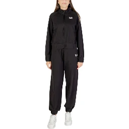 Black Cotton Tracksuit
