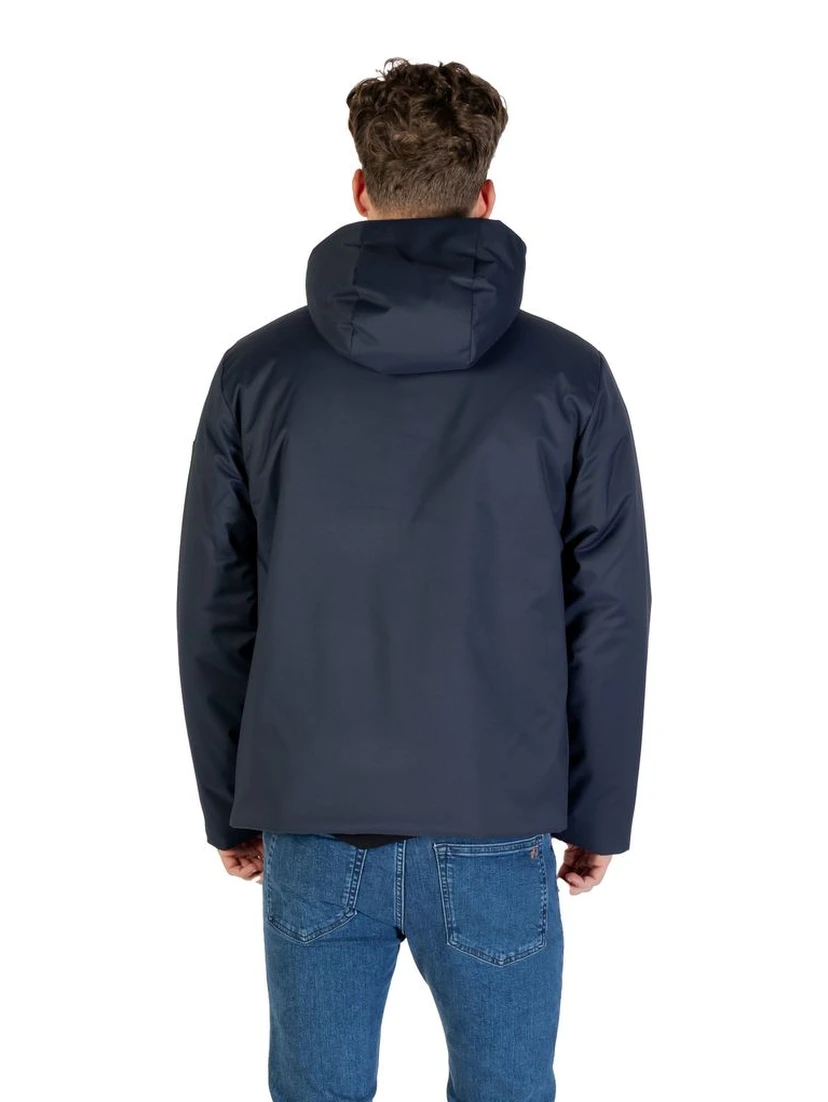 Blue Polyester Coat