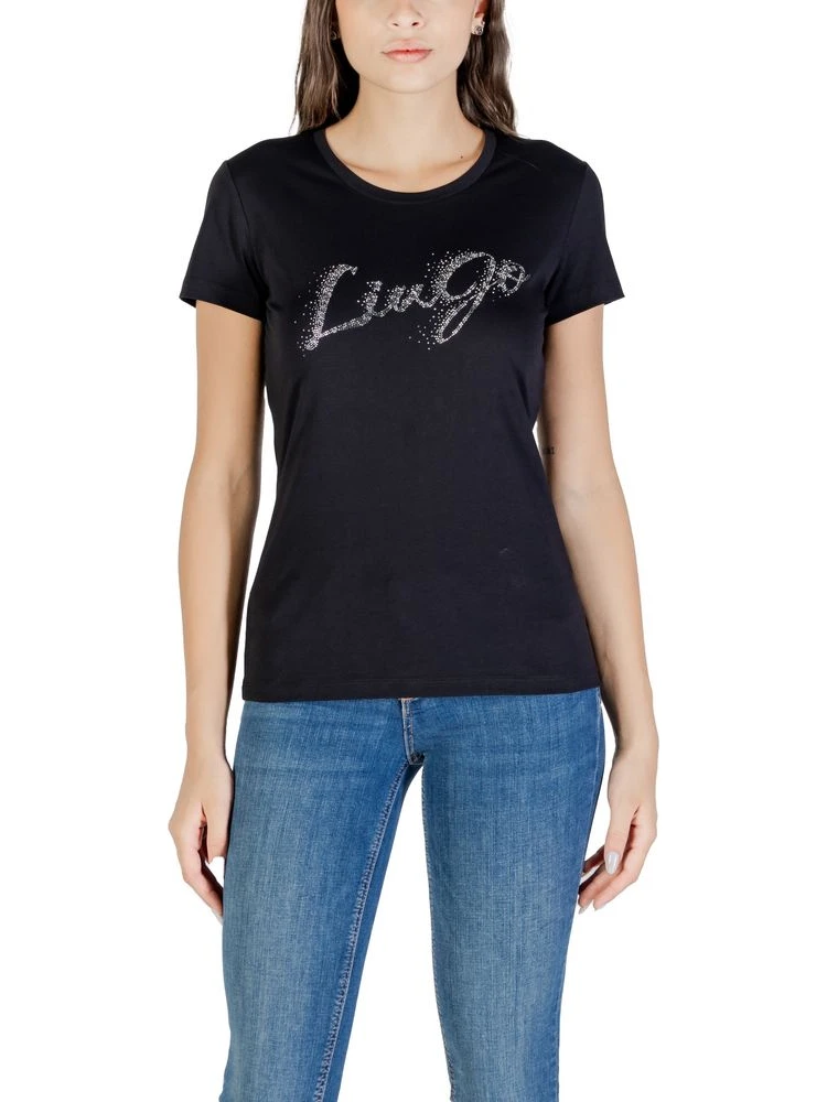 Black Cotton T-Shirt