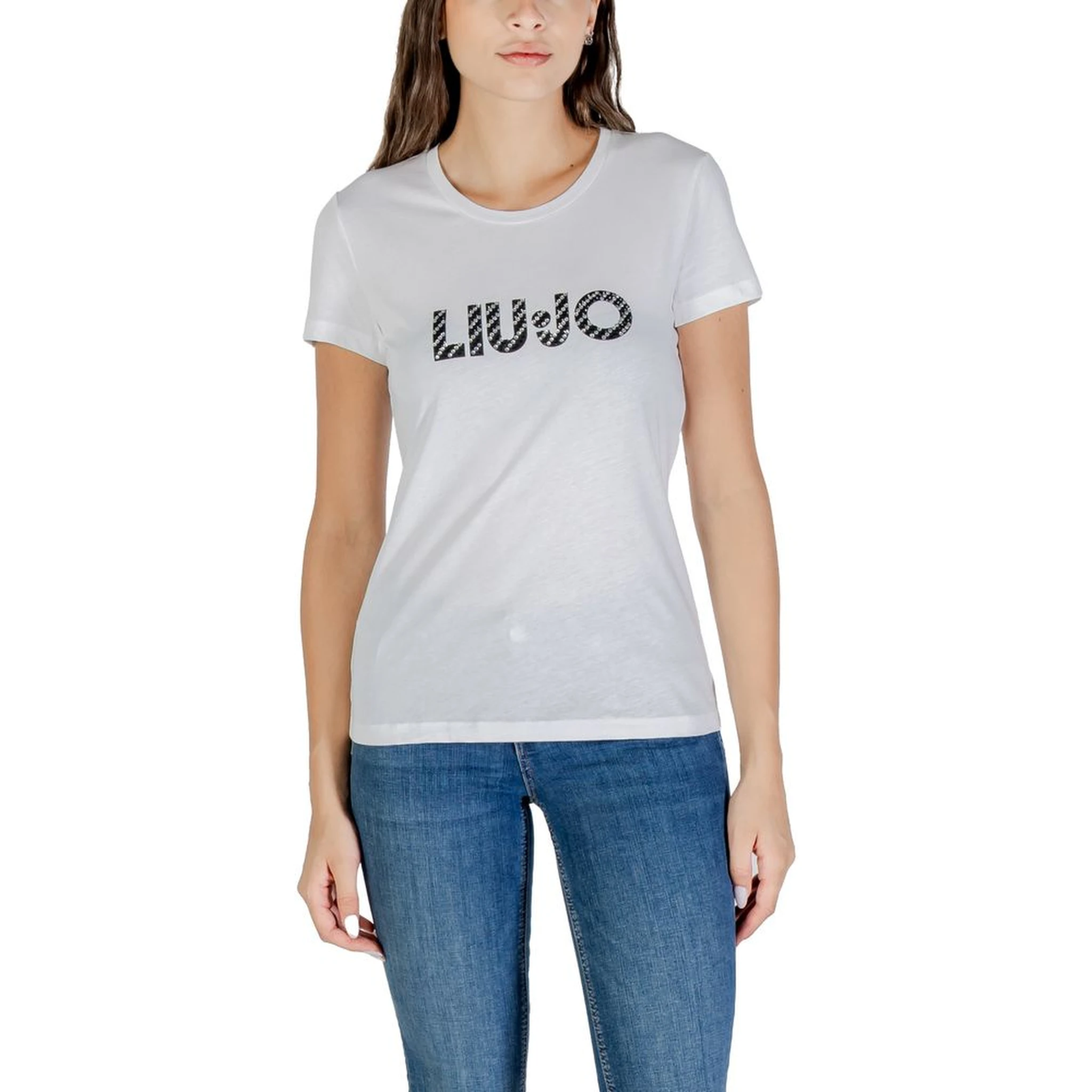 تي شيرت قطني أبيض